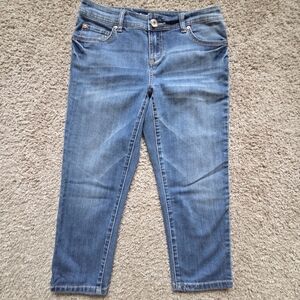 INC Blue Denim Capri Jeans